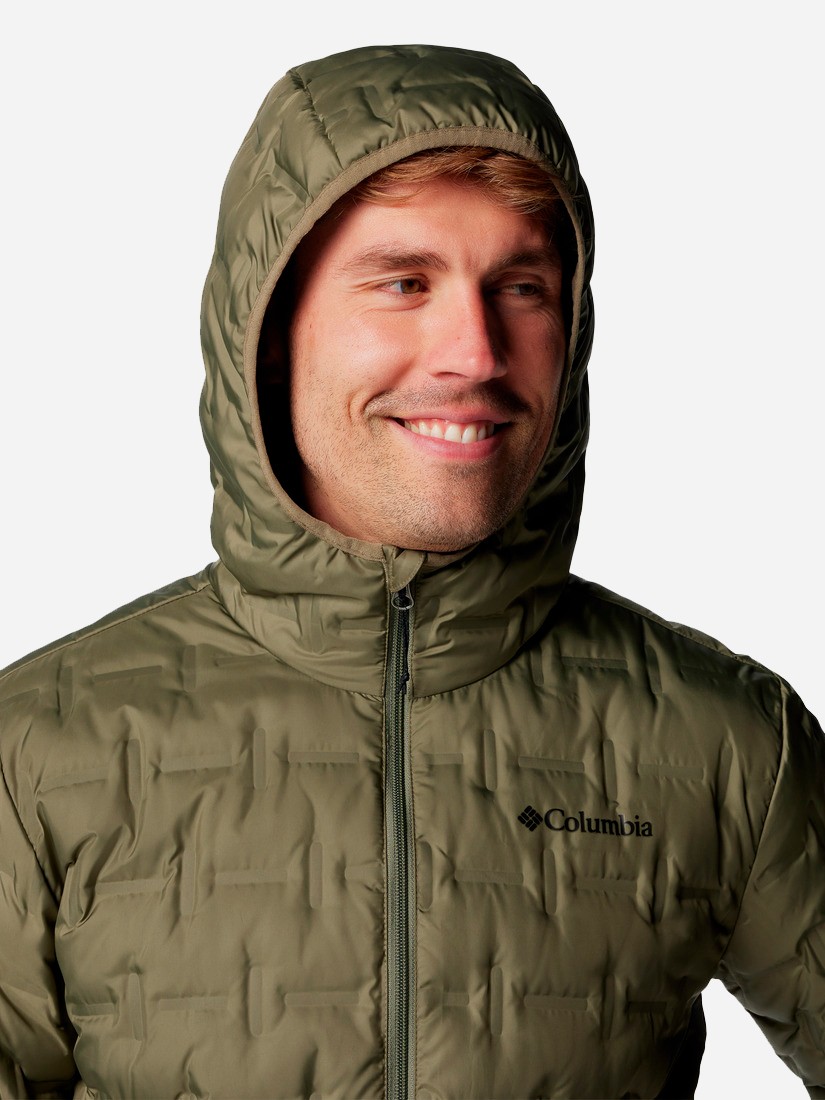 Куртка чоловіча Columbia Delta Ridge™ II Down Hooded Jacket зелена 2086221-397 — фото 8
