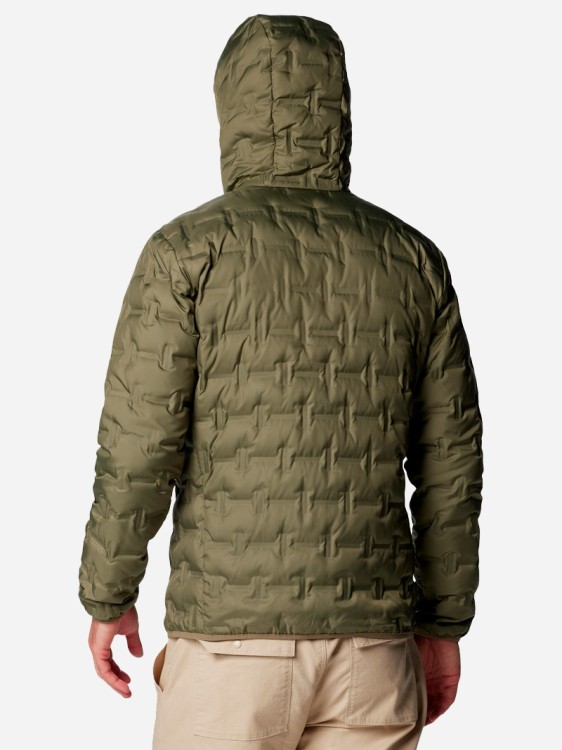 Куртка мужская Columbia Delta Ridge™ II Down Hooded Jacket зеленая 2086221-397 изображение 5