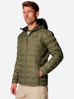 Куртка мужская Columbia Delta Ridge™ II Down Hooded Jacket зеленая 2086221-397 изображение 4