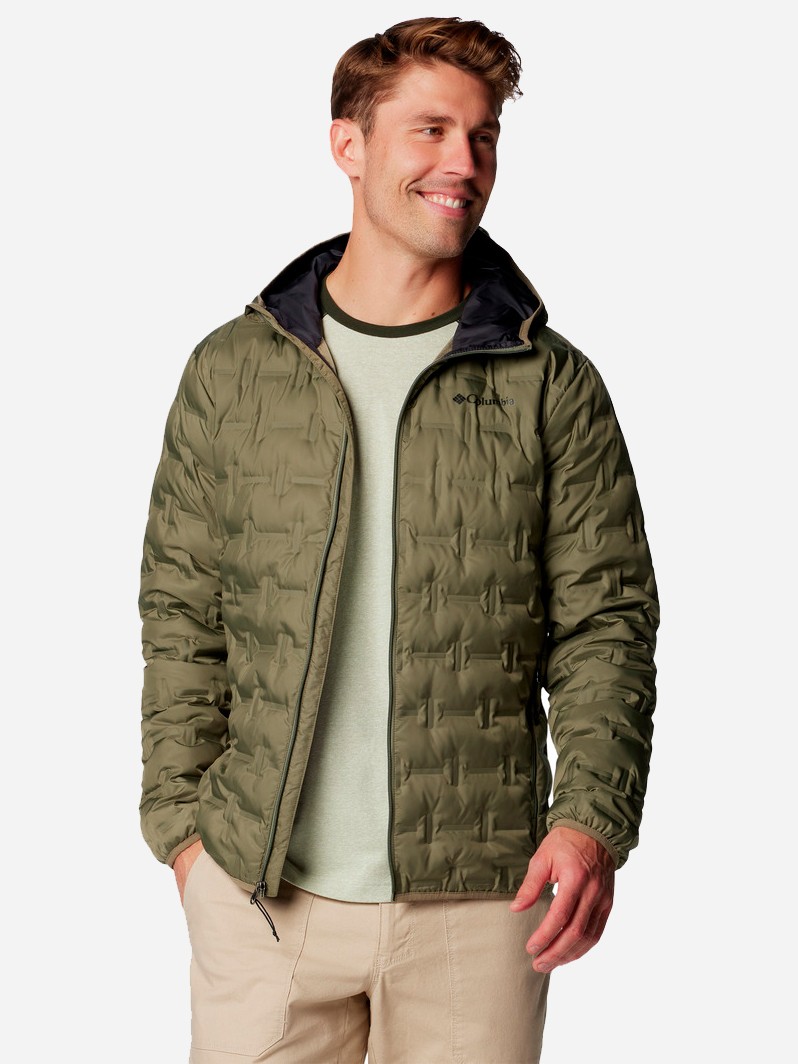 Куртка чоловіча Columbia Delta Ridge™ II Down Hooded Jacket зелена 2086221-397 — фото 3