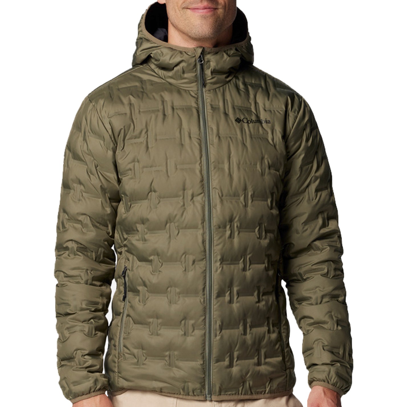 Куртка чоловіча Columbia Delta Ridge™ II Down Hooded Jacket зелена 2086221-397 изображение 1