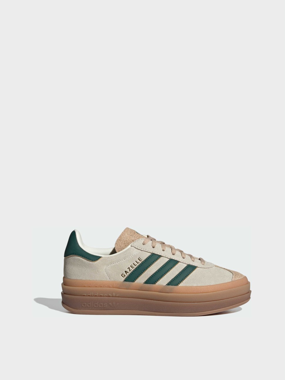 Кросівки жіночі Adidas GAZELLE BOLD W бежеві ID7056 — фото 2