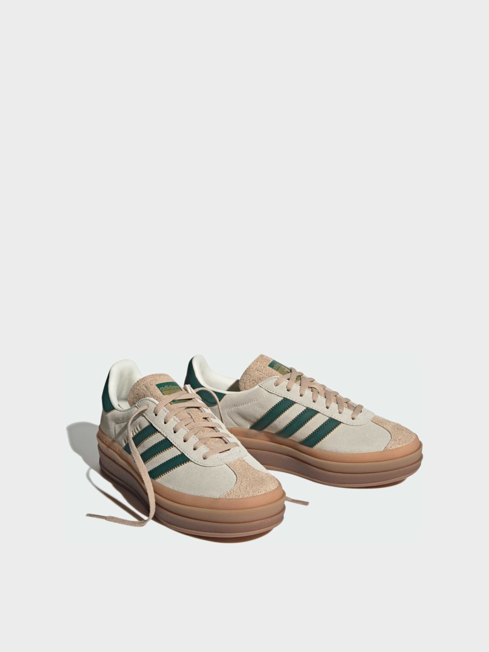Кросівки жіночі Adidas GAZELLE BOLD W бежеві ID7056 — фото 4