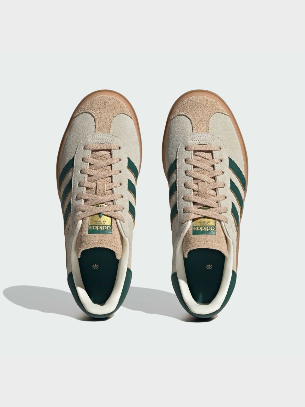 Кросівки жіночі Adidas GAZELLE BOLD W бежеві ID7056 — фото 5