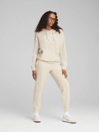 Толстовка женская Puma PUMA CLASS Relaxed Hoodie бежевая 68503487 изображение 6