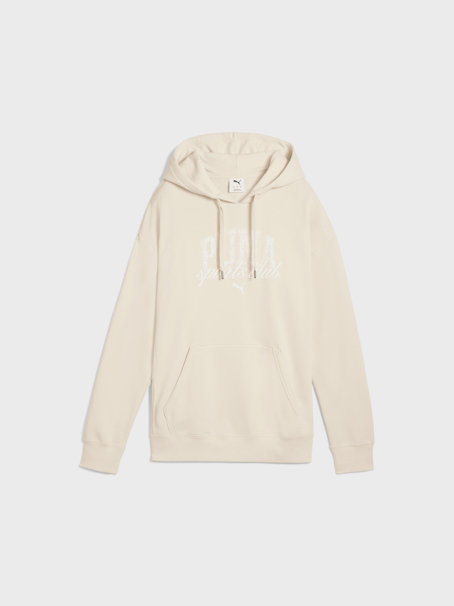 Толстовка женская Puma PUMA CLASS Relaxed Hoodie бежевая 68503487 изображение 7