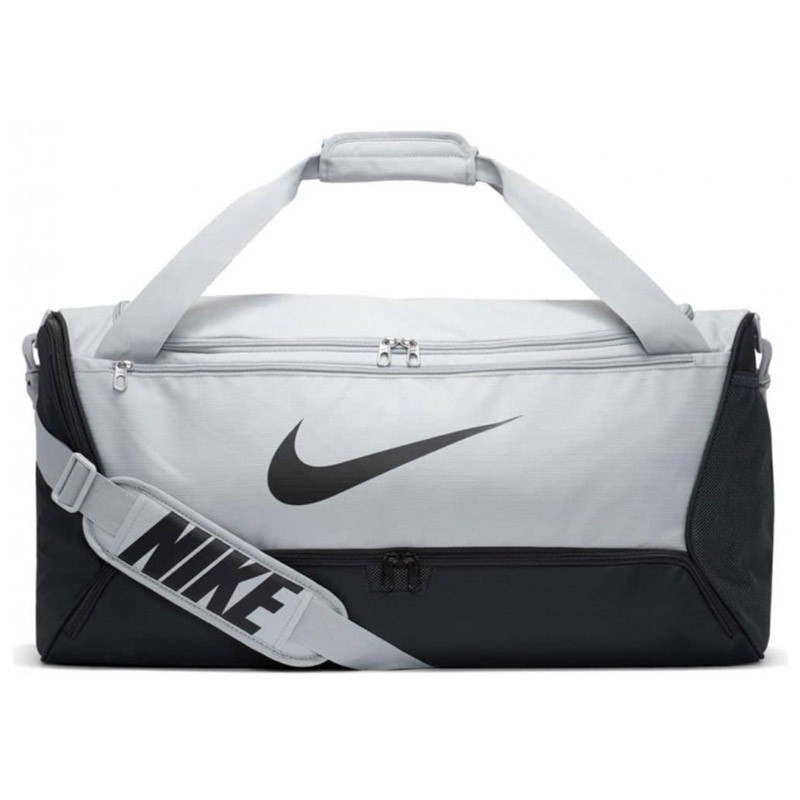 Сумка Nike Brasilia Duffel Medium серая BA5955-077 — фото 1