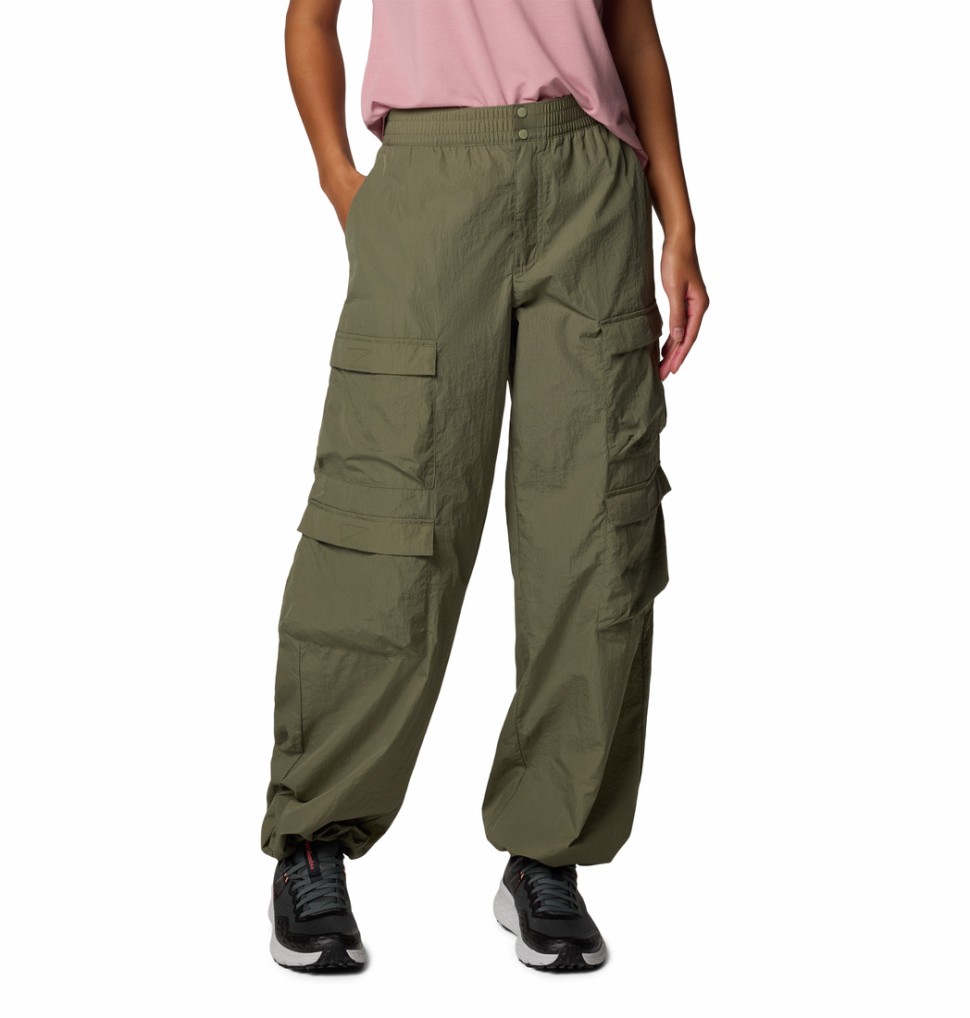 Штани жiночi Columbia Elevated View™ Parachute Pant хакі 2118851-397 — фото 2