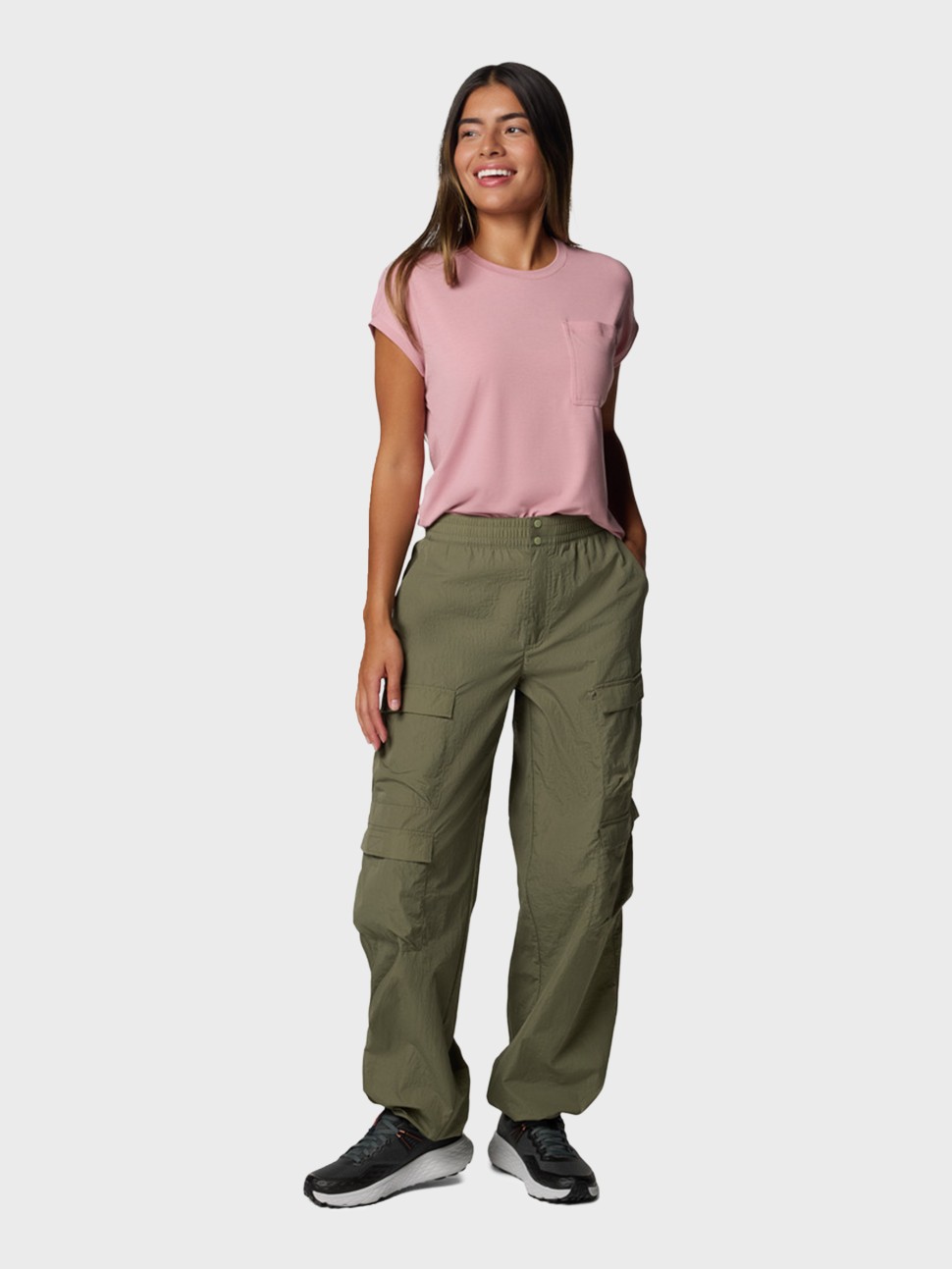 Штани жiночi Columbia Elevated View™ Parachute Pant хакі 2118851-397 — фото 8