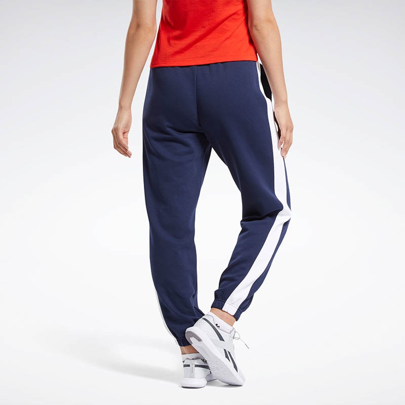 Брюки женские Reebok Training Essentials Logo Pants темно-синие FU2252 — фото 2 — Sport City Брюки женские Reebok Training Essentials Logo Pants темно-синие FU2252 — фото 2