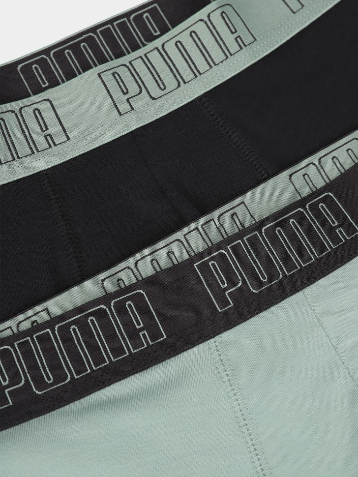 Нижня білизна чоловіча Puma PUMA MEN EVERYDAY TRUNK 2P оливкова 93832119 изображение 4