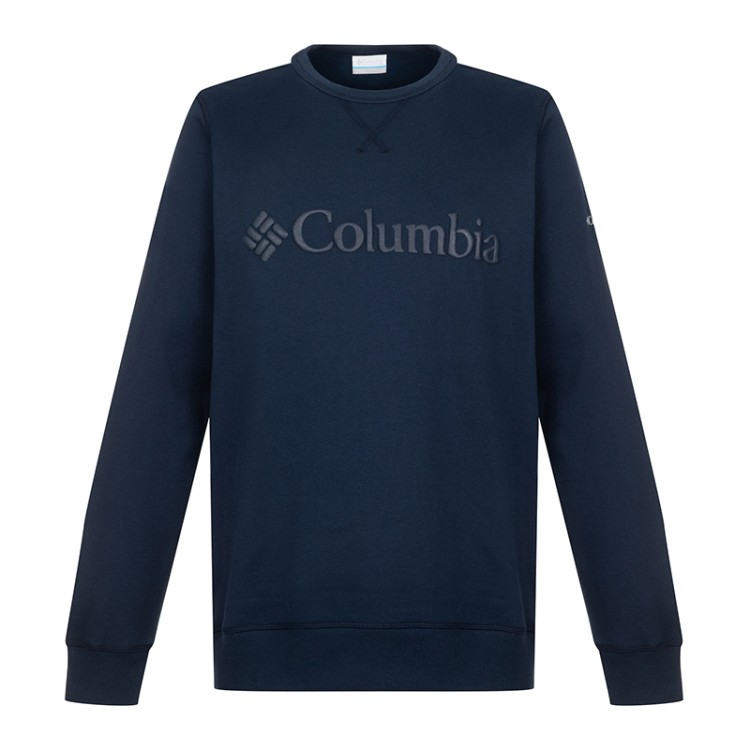 Джемпер мужской Columbia Logo Fleece Crew тёмно-синий 1884931-465 изображение 1