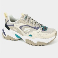 Кроссовки женские Skechers Stamina V2-The Rise Up бежевые 149510 NTPR изображение 2