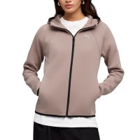 Толстовка женская Puma EVOSTRIPE Full-Zip Hoodie DK мокко 69189888 изображение 1