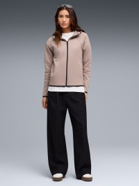 Толстовка женская Puma EVOSTRIPE Full-Zip Hoodie DK мокко 69189888 изображение 4