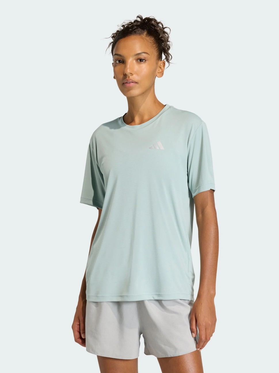 Футболка жіноча Adidas Run Ess Tee W м'ятна KD0625 — фото 2 — Sport City Футболка жіноча Adidas Run Ess Tee W м'ятна KD0625 — фото 2