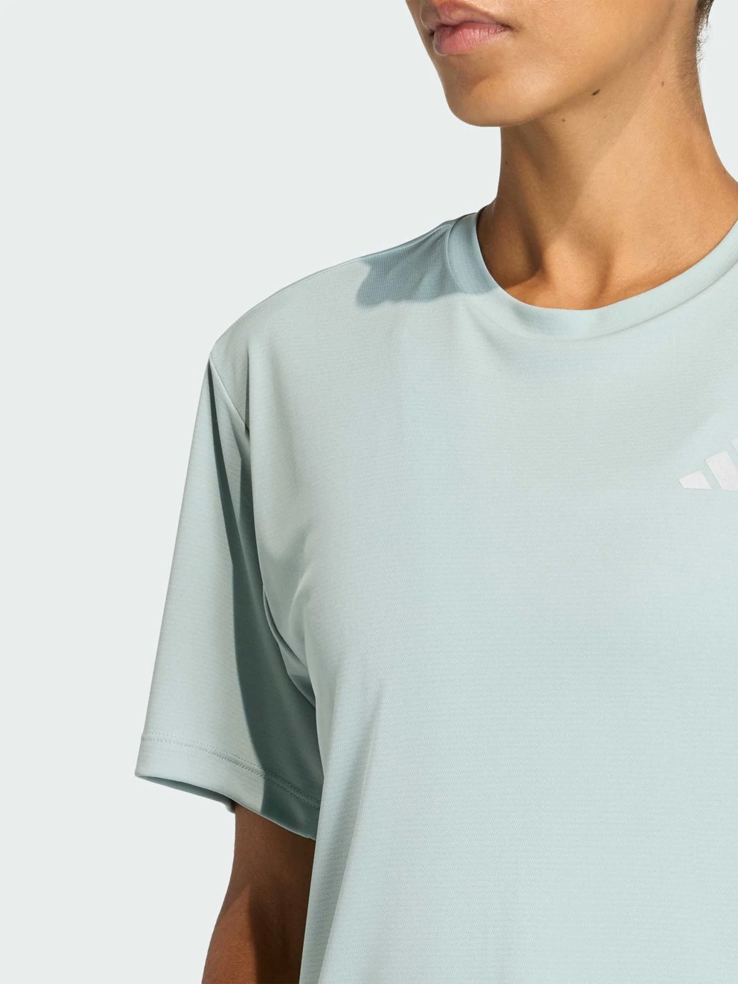 Футболка жіноча Adidas Run Ess Tee W м'ятна KD0625 изображение 4