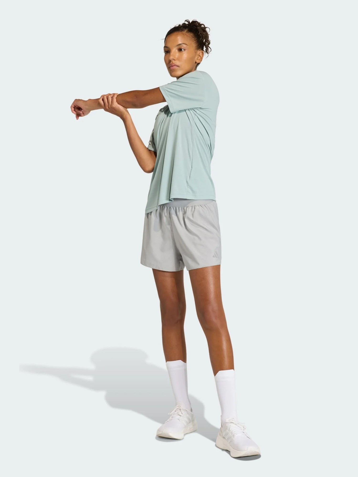 Футболка жіноча Adidas Run Ess Tee W м'ятна KD0625 изображение 6