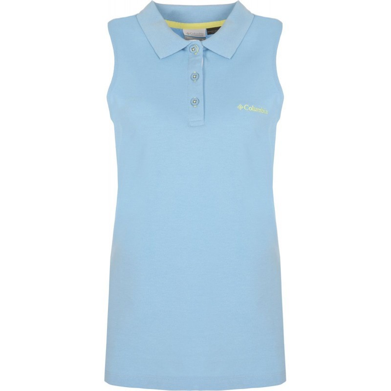 Футболка женская Columbia Cascade Range™ SL Polo голубая 1772951-989 изображение 1