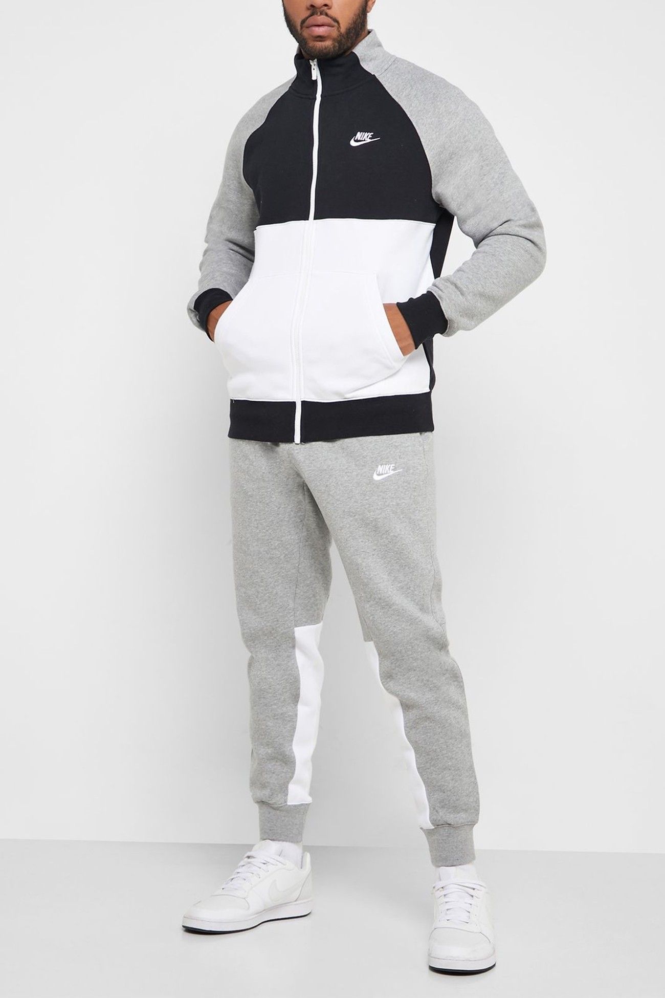 Костюм чоловічий Nike M Nsw Spe Trk Suit Flc сірий BV3017-063  изображение 2