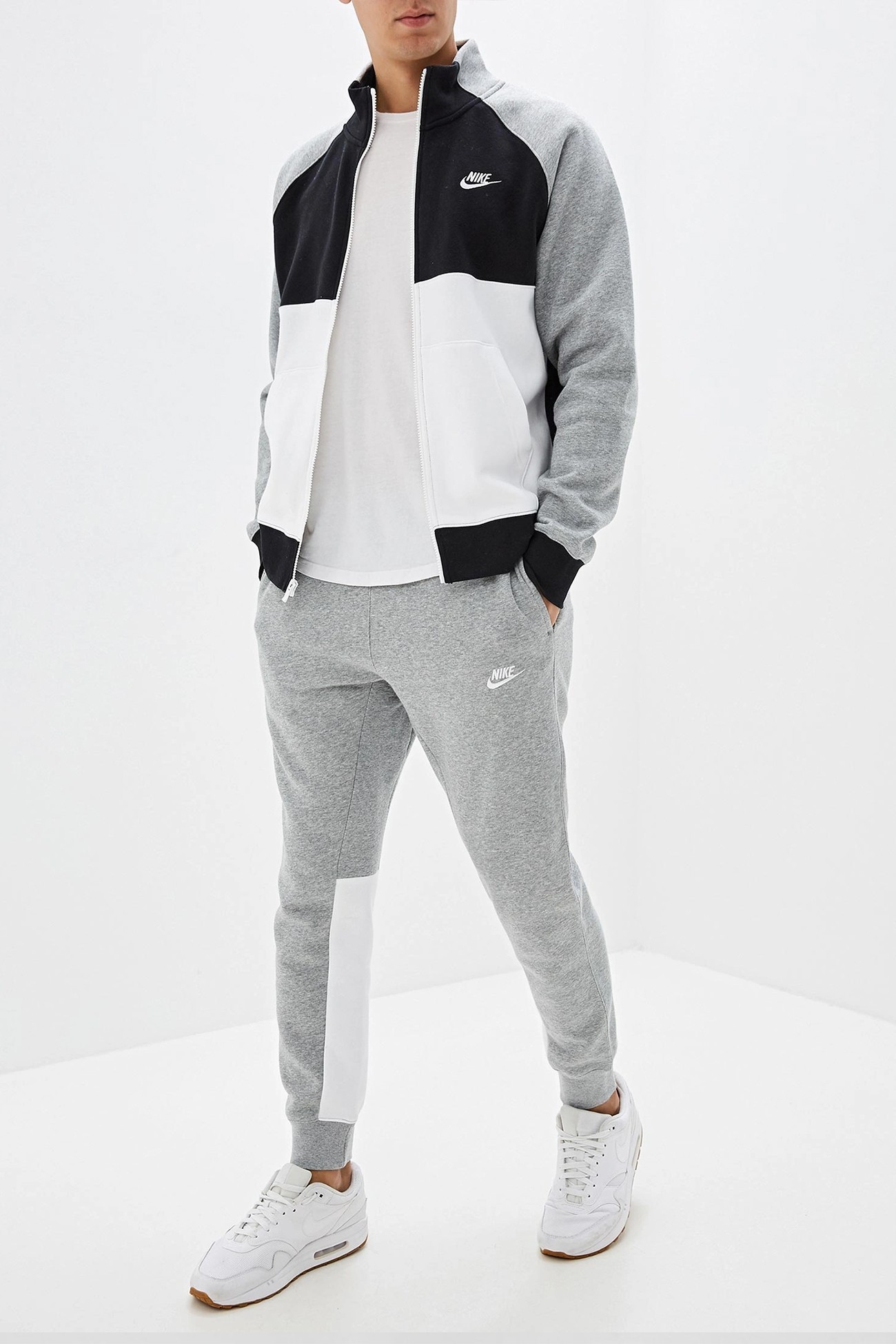 Костюм чоловічий Nike M Nsw Spe Trk Suit Flc сірий BV3017-063  изображение 3