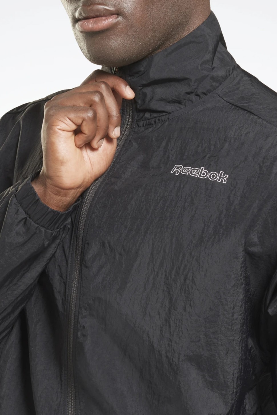 Костюм чоловічий Reebok Te Piping Tracksuit чорний GS9309 — фото 4