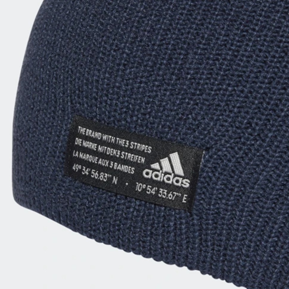 Шапка Adidas Perf Beanie синя GS2114 — фото 2