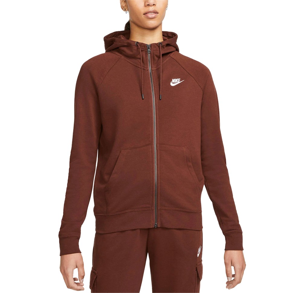 Толстовка жіноча Nike Women's Winter Essential FZ Jacket коричнева BV4122-273 — фото 1