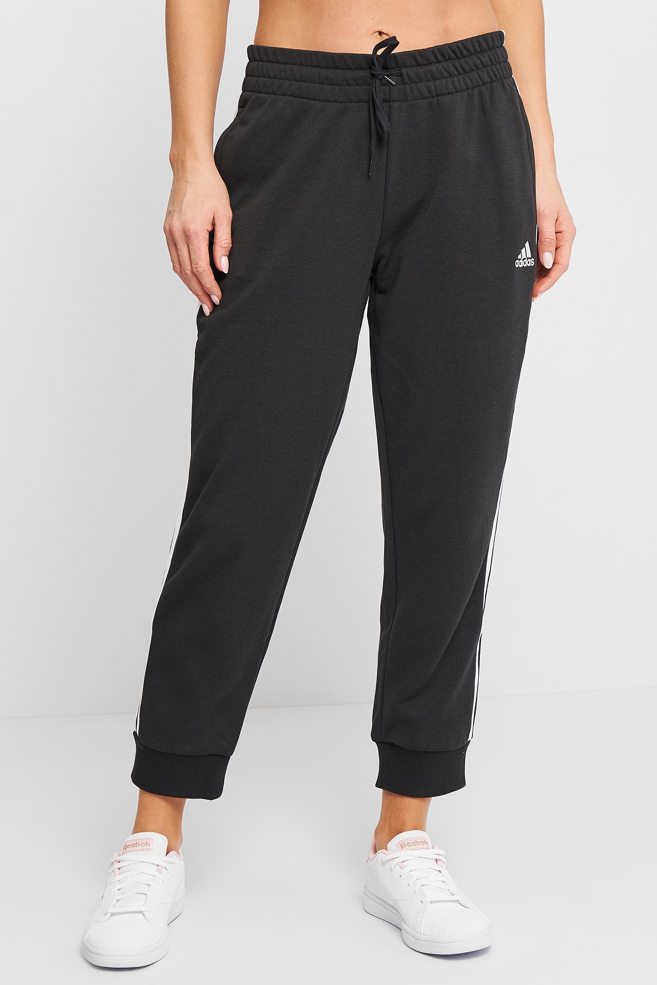 Брюки женские Adidas W 3S Ft C 78Pt черные HD4309 изображение 2