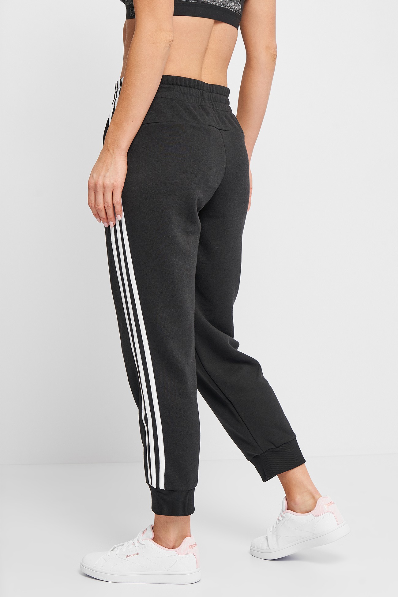 Брюки женские Adidas W 3S Ft C 78Pt черные HD4309 изображение 4