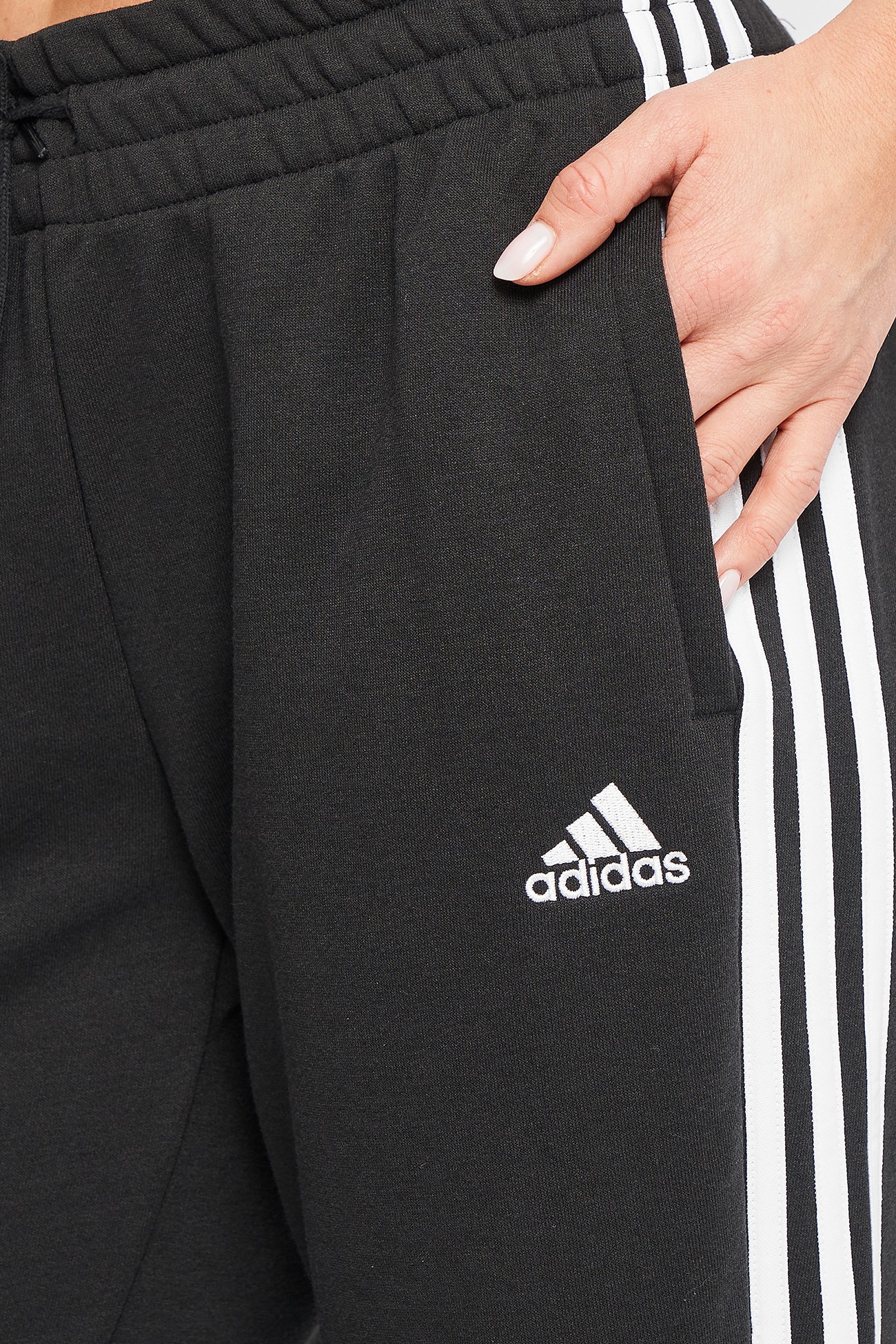 Брюки женские Adidas W 3S Ft C 78Pt черные HD4309 изображение 5