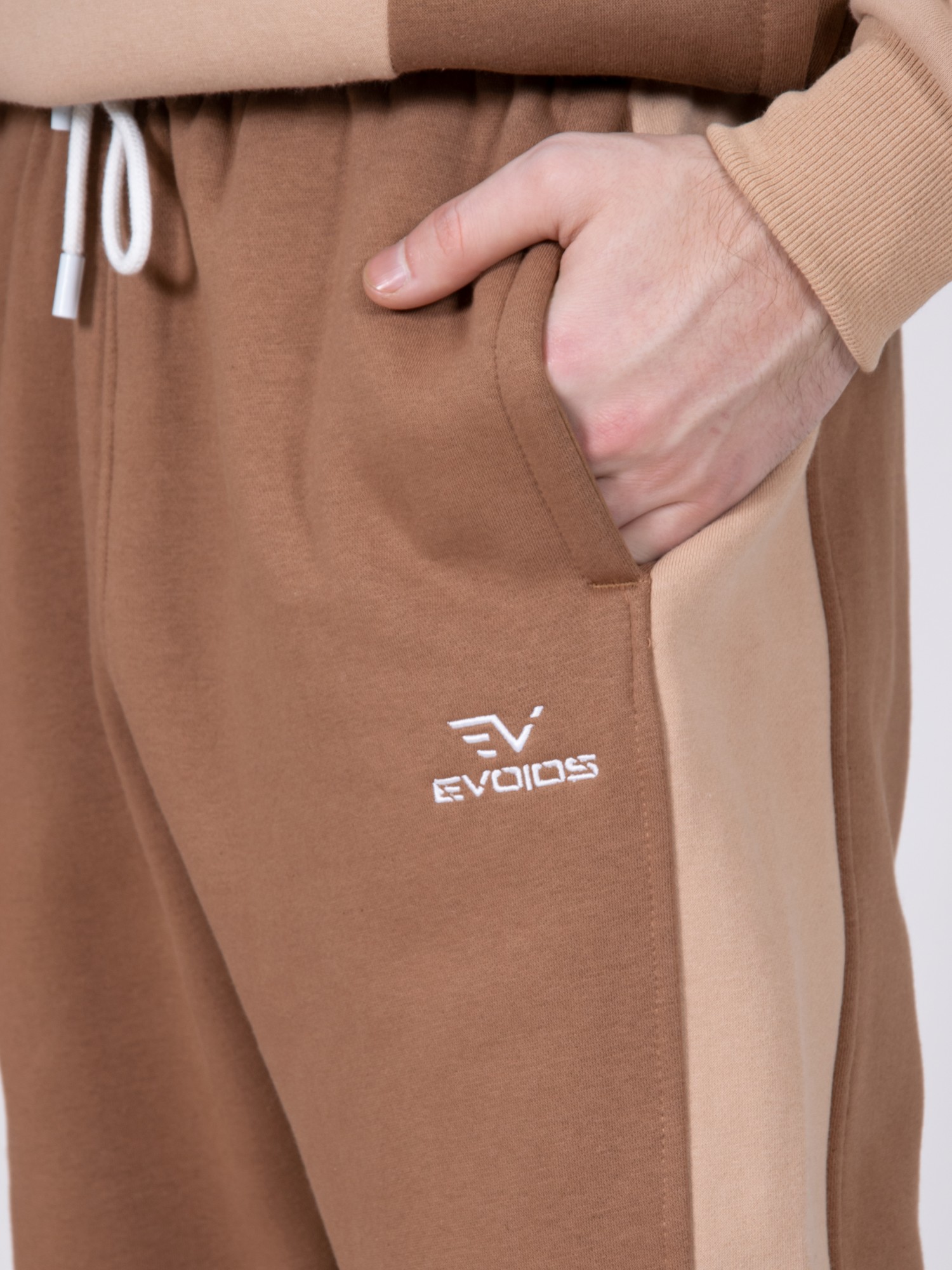 Штани чоловічі Evoids Roncao коричневі 552268-200  изображение 3