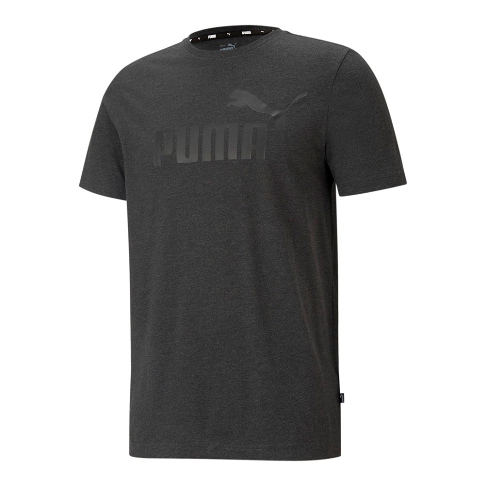 Футболка чоловіча Puma Ess Heather Tee темно-сіра 58673607  изображение 1