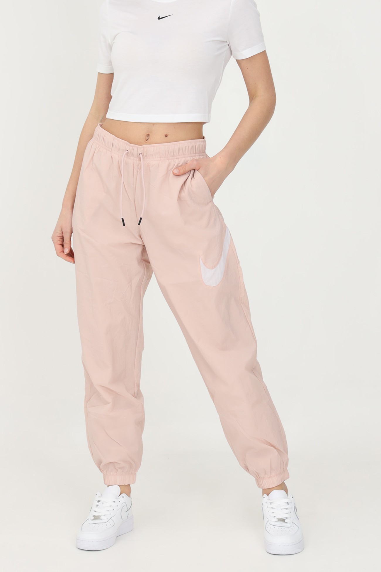 Брюки женские Nike W Nsw Essntl Wvn Mr Pant Hbr розовые DM6183-601 изображение 2