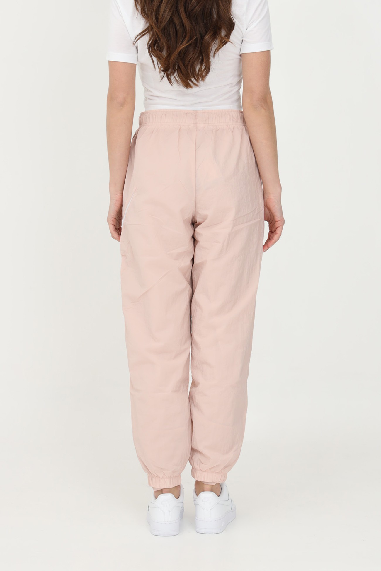 Брюки женские Nike W Nsw Essntl Wvn Mr Pant Hbr розовые DM6183-601 изображение 4