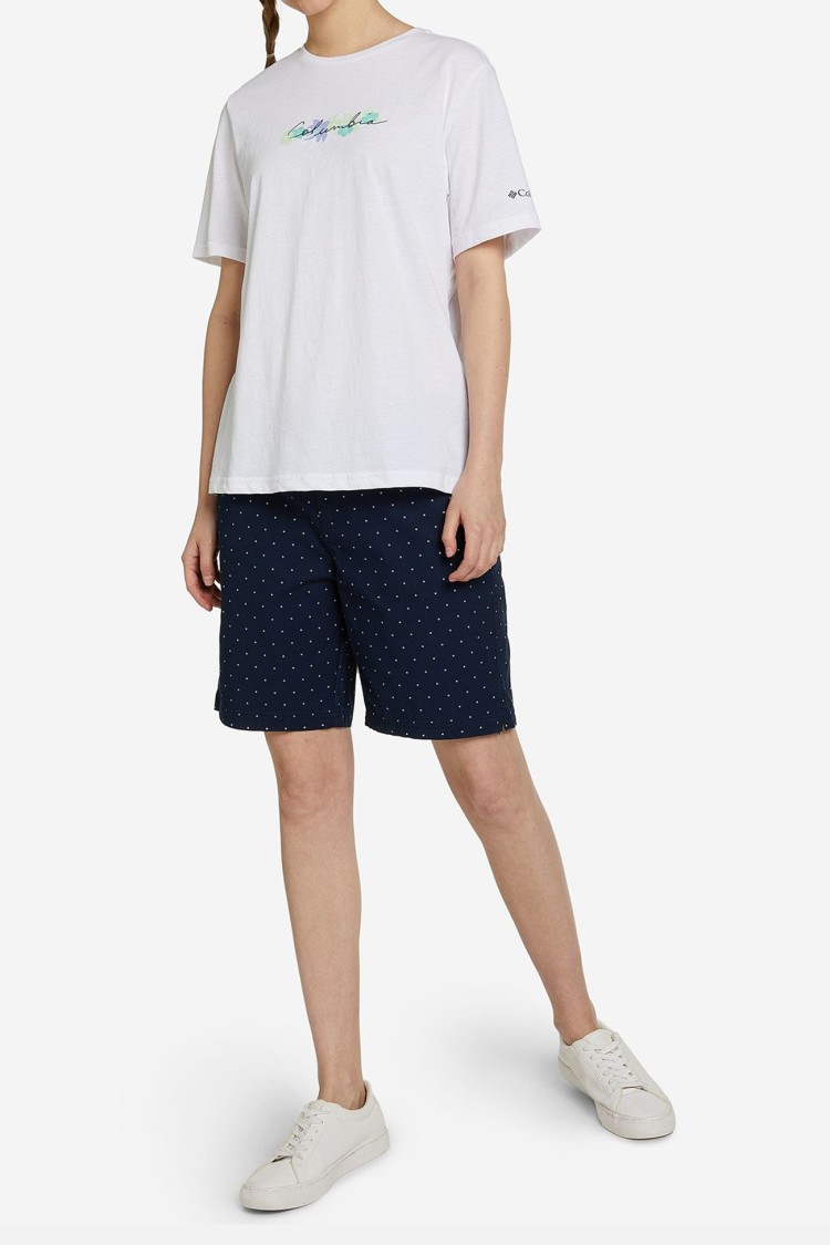 Футболка жіноча Columbia Timber Point™ Graphic Tee біла 2022261-101 изображение 2
