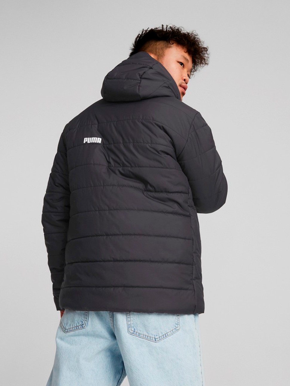 Куртка чоловіча Puma ESS Padded Jacket чорна 84893801 — фото 3