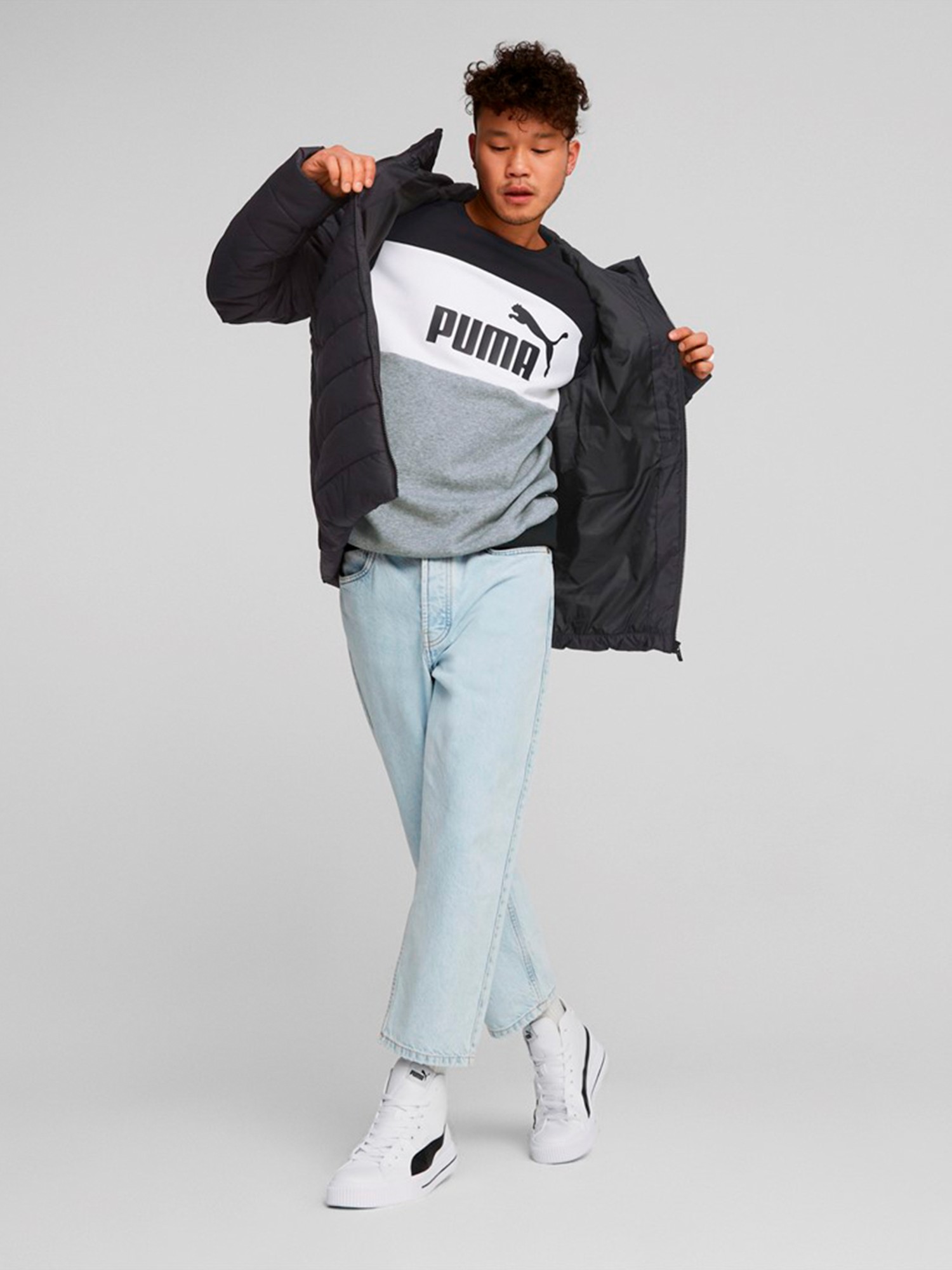 Куртка мужская Puma ESS Padded Jacket черная 84893801 изображение 5