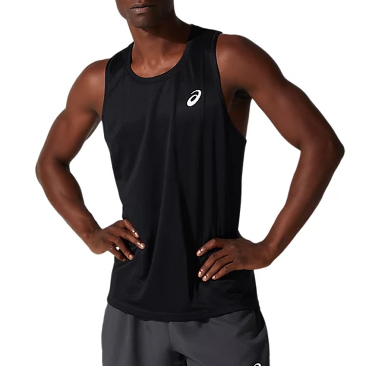 Майка чоловіча Asics CORE SINGLET чорна 2011C338-002 изображение 1