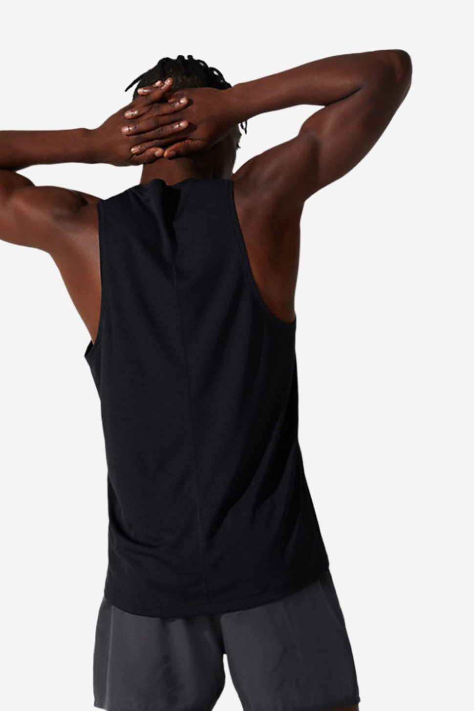 Майка чоловіча Asics CORE SINGLET чорна 2011C338-002 — фото 4