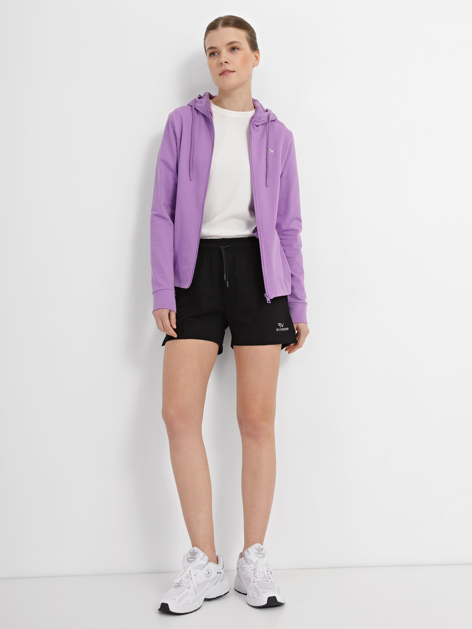 Толстовка жіноча Evoids Laport бузкова 552333-500 изображение 2