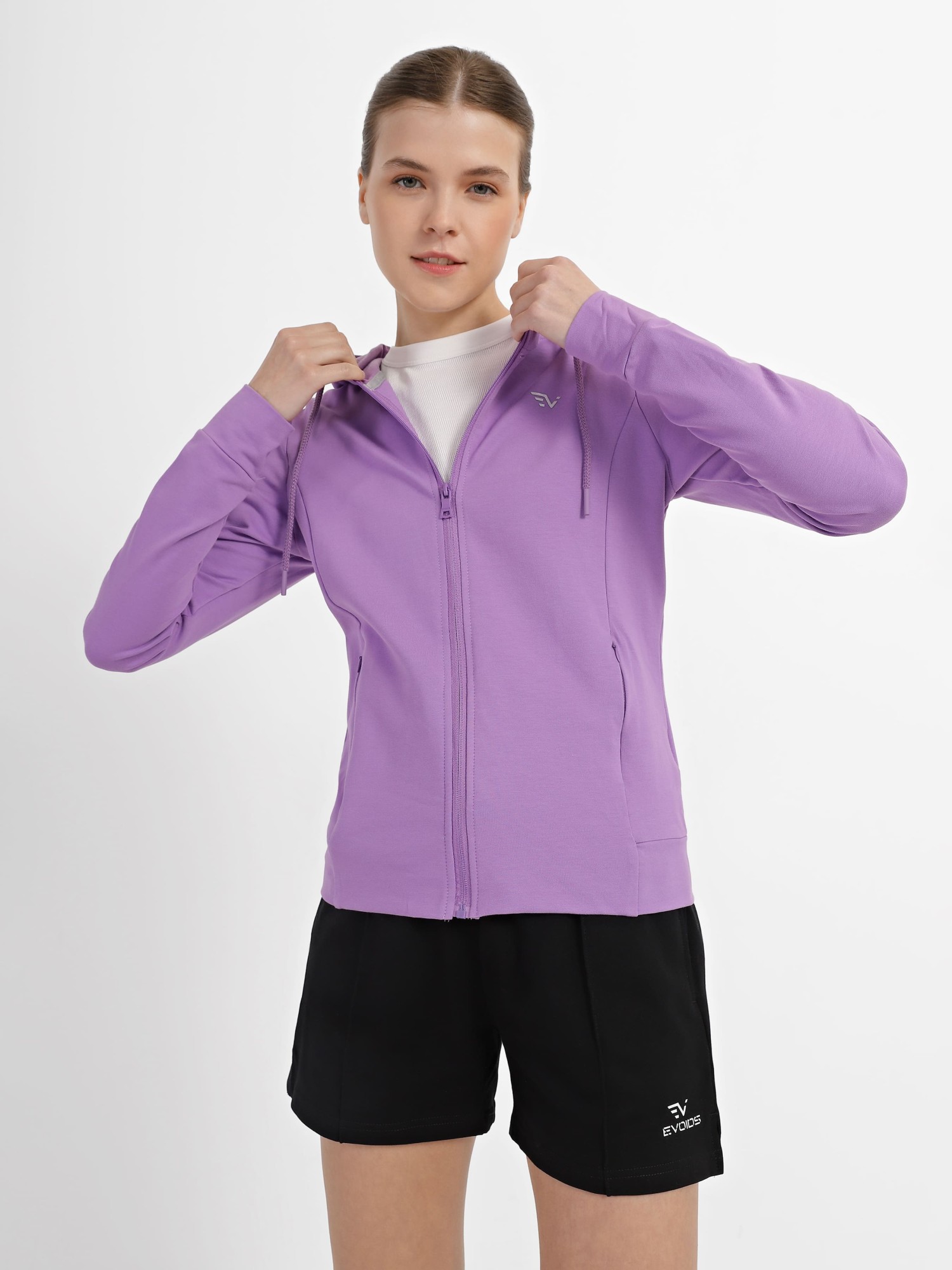 Толстовка жіноча Evoids Laport бузкова 552333-500 изображение 3