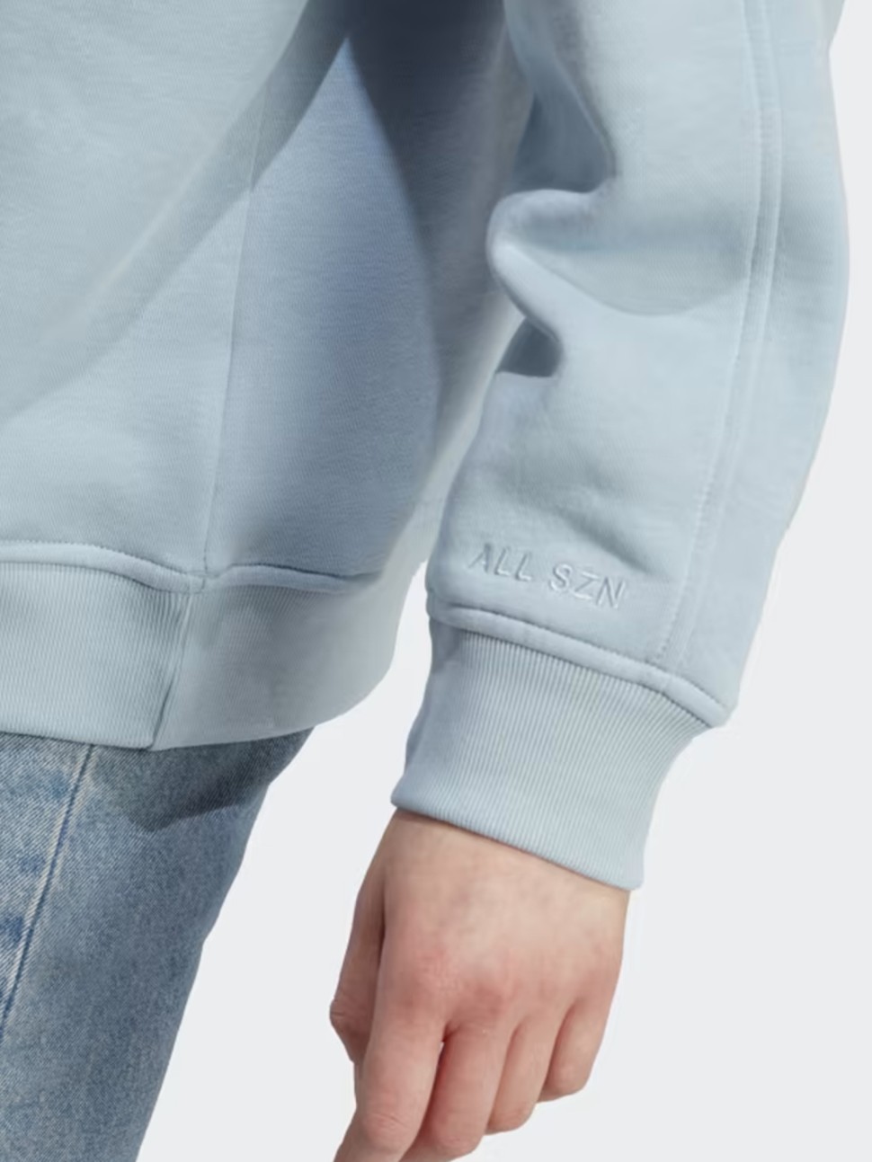 Толстовка жіноча Adidas W ALL SZN BF HD блакитна IM0314 — фото 6 — Sport City Толстовка жіноча Adidas W ALL SZN BF HD блакитна IM0314 — фото 6