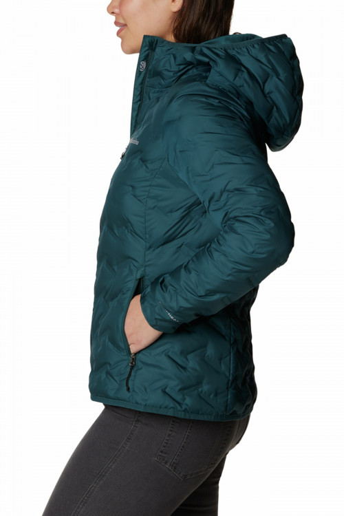 Куртка женская Columbia Delta Ridge™ Down Hooded Jacket синяя 1875931-414 изображение 2