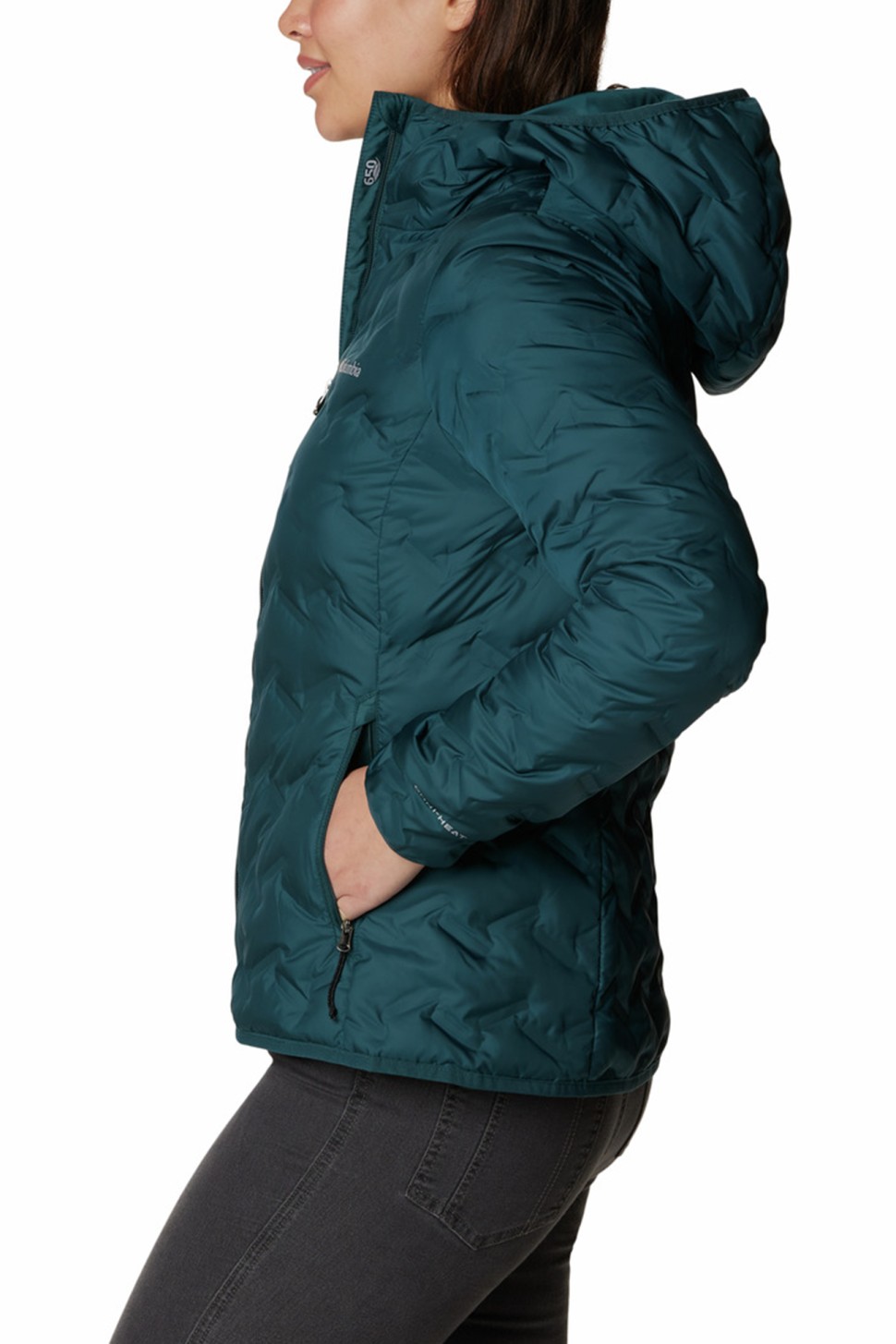 Куртка жіноча Columbia Delta Ridge™ Down Hooded Jacket синя 1875931-414 — фото 2