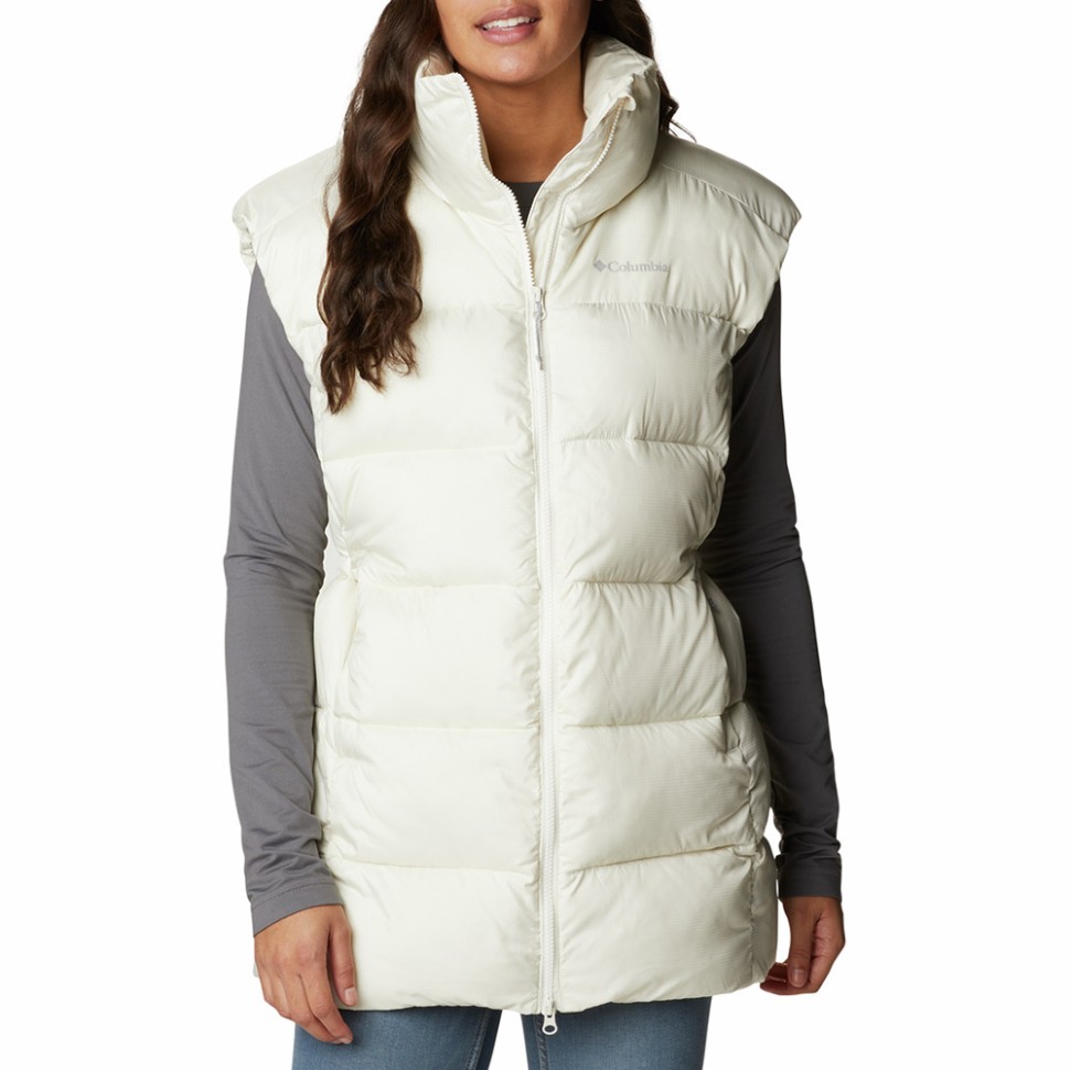 Жилет жіночий Columbia Puffect™ Mid Vest білий 2007711-191 — фото 1