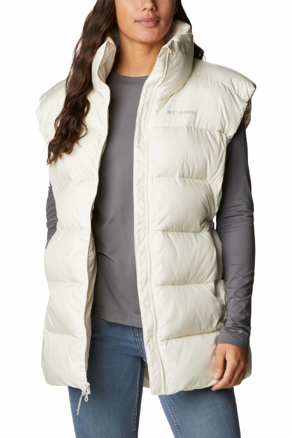Жилет жіночий Columbia Puffect™ Mid Vest білий 2007711-191 — фото 5