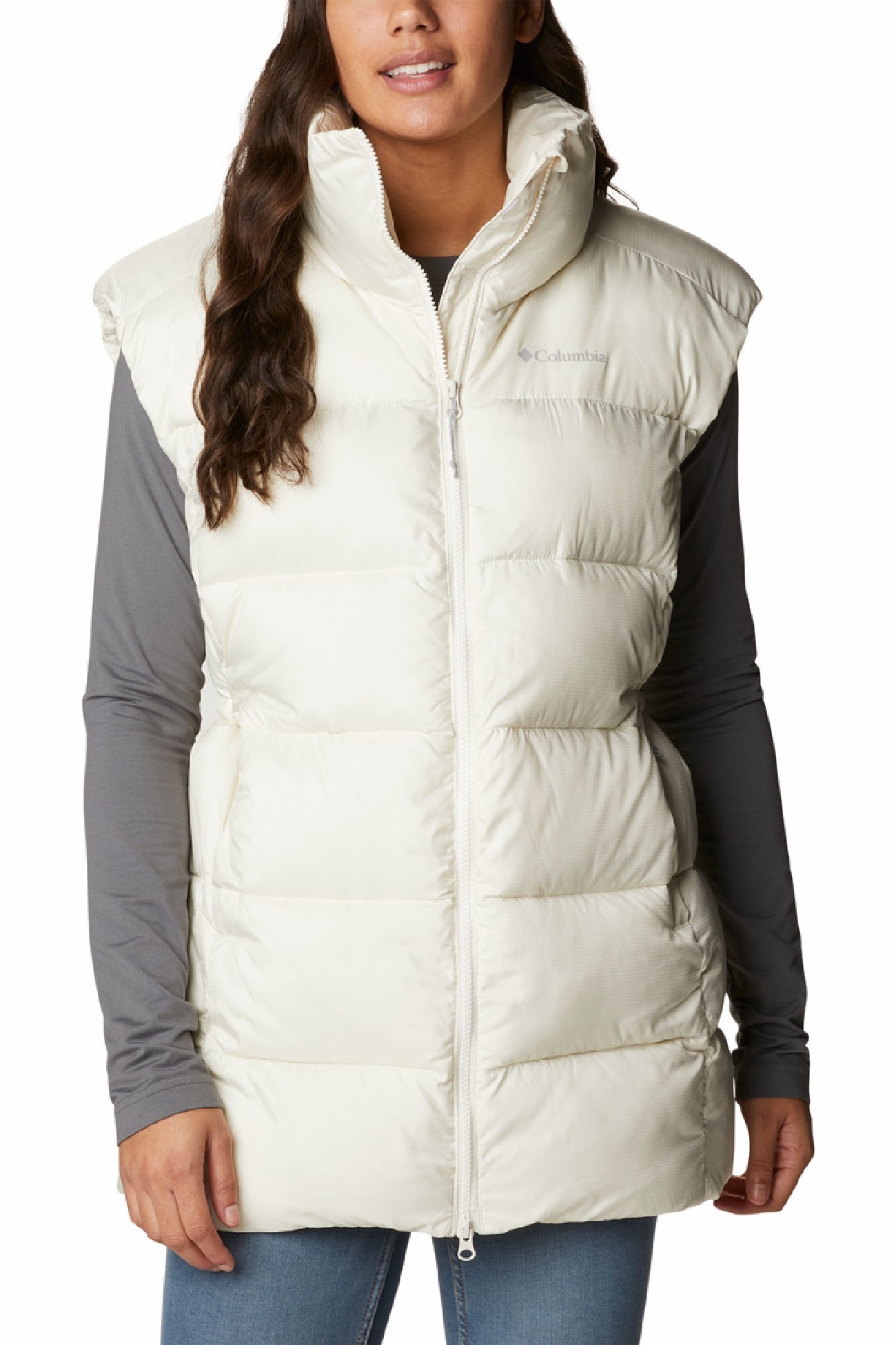Жилет женский Columbia Puffect™ Mid Vest белый 2007711-191 изображение 7