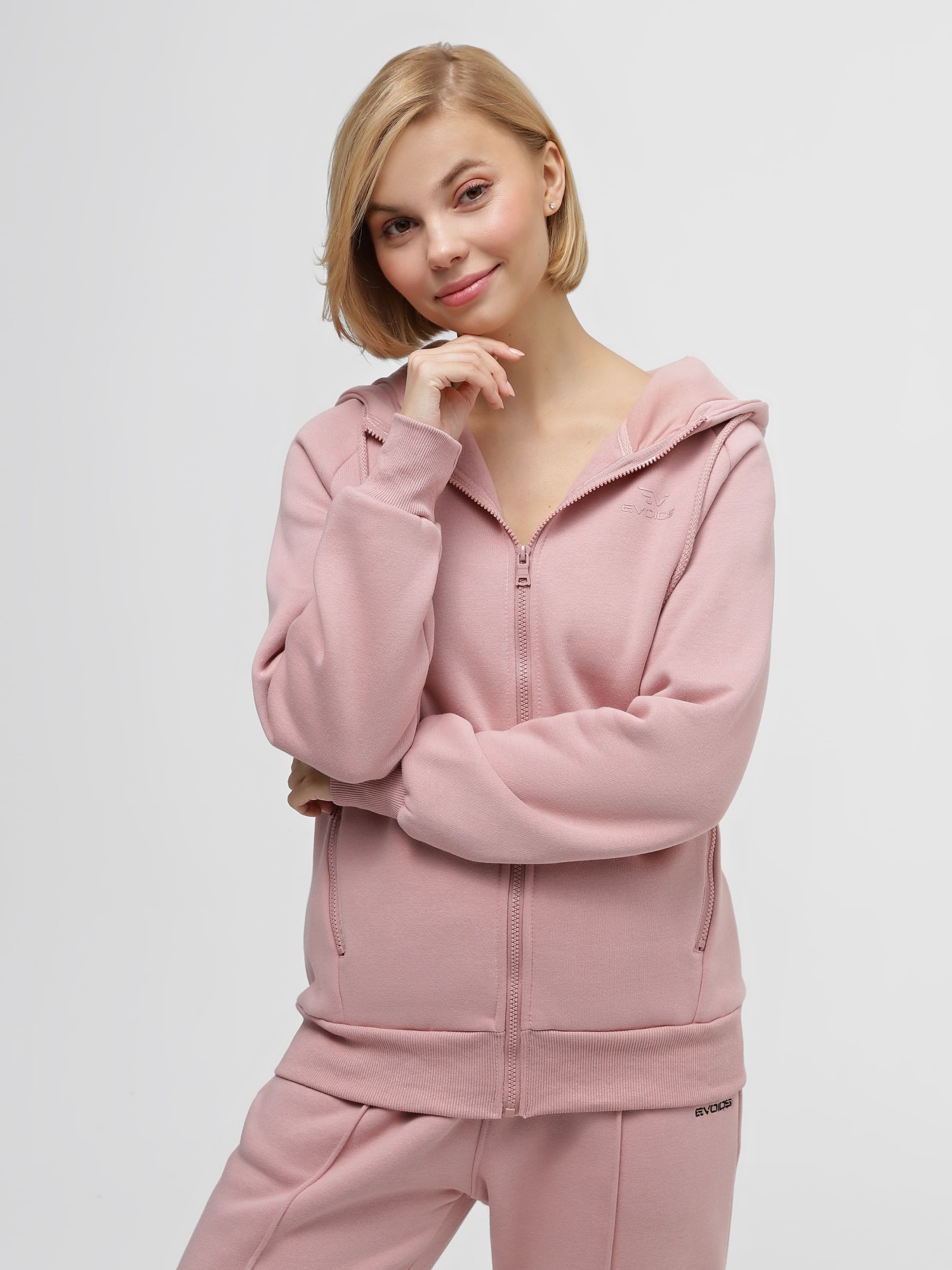 Толстовка женская Evoids Angers розовая 552428-600 изображение 2