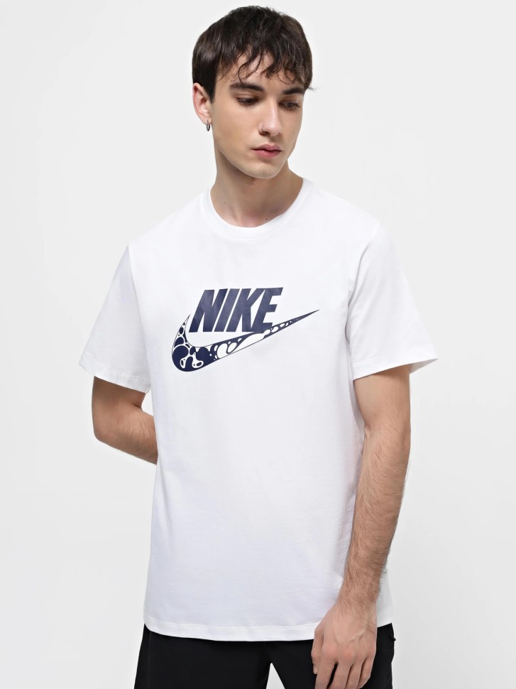 Футболка мужская Nike M NSW TEE 12MO FUTURA SP24 белая FQ8034-100 изображение 2